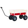 Hand Trolley 150 kg Red - Durable & Robust for Garden Tasks