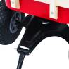 Hand Trolley 150 kg Red - Durable & Robust for Garden Tasks