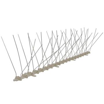 4-row Plastic Bird & Pigeon Spikes Set of 6 - 3m | HipoMarket