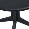 Stylish Garden Table Anthracite | 70 cm Plastic - Hipomarket