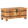 Chest 90x40x40 cm Solid Acacia Wood Colour dark brown Quantity in Package 1 