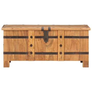 Solid Acacia Wood Chest - 90x40x40 cm | HipoMarket