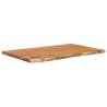 Solid Wood Acacia Live Edge Side Table - 60x40 cm