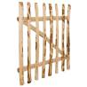 Single Fence Gate Hazel Wood 100x100 cm - Rustic Charm