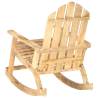 Vintage Solid Mango Wood Garden Rocking Chair | Hipo Market