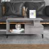 Coffee Table Grey Sonoma 90x49x45 cm Engineered Wood Colour grey sonoma Quantity in Package 1 