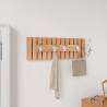 Solid Walnut Wall Hanger - 42x8.5x14 cm | Hipomarket