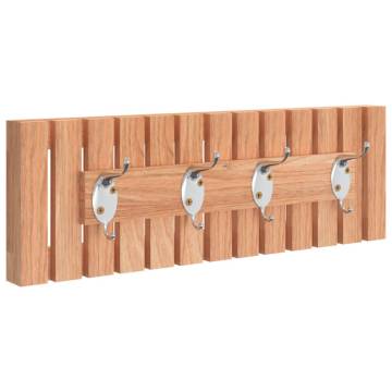 Solid Walnut Wall Hanger - 42x8.5x14 cm | Hipomarket