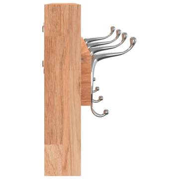 Solid Walnut Wall Hanger - 42x8.5x14 cm | Hipomarket