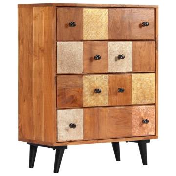 Vintage Chest of Drawers | Solid Acacia Wood - 60x30x75 cm