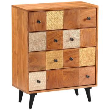 Vintage Chest of Drawers | Solid Acacia Wood - 60x30x75 cm