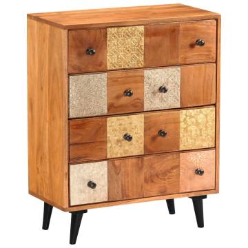 Vintage Chest of Drawers | Solid Acacia Wood - 60x30x75 cm