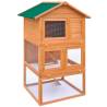 Outdoor Rabbit Hutch - 3 Layers Wooden Pet Cage | HipoMarket