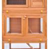 Outdoor Rabbit Hutch - 3 Layers Wooden Pet Cage | HipoMarket