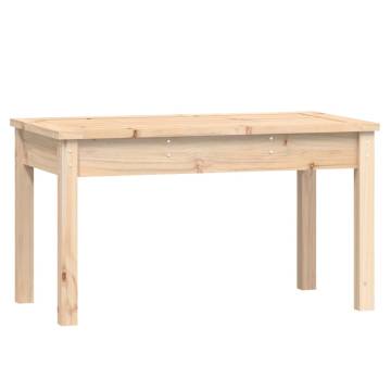 Classic Solid Pine Garden Bench - 80x44x45 cm