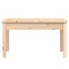 Classic Solid Pine Garden Bench - 80x44x45 cm