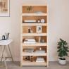 Book Cabinet 80x35x183 cm Solid Wood Pine Colour natural Quantity in Package 1 Height 183 cm Width 80 cm 