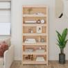 Book Cabinet 80x35x183 cm Solid Wood Pine - Stylish Storage Solution