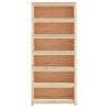 Book Cabinet 80x35x183 cm Solid Wood Pine - Stylish Storage Solution