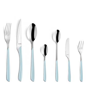 Amefa 26-Piece Cutlery Set Eclat - Sky Blue Elegance