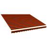 Awning Top Sunshade Canvas Orange and Brown 400x300 cm Colour orange and brown Size 400 x 300 cm Quantity in Package 1 