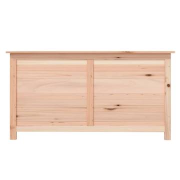 Outdoor Cushion Box 100x50x56 cm - Solid Wood Fir Storage