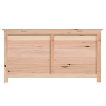 Outdoor Cushion Box 100x50x56 cm - Solid Wood Fir Storage