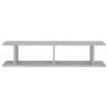 Concrete Grey Wall Shelf Set - 2 pcs | 90x18x20 cm