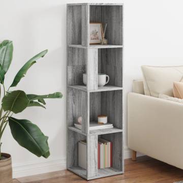 Corner Cabinet Grey Sonoma - 33x33x132 cm | Hipomarket