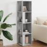 Corner Cabinet Grey Sonoma 33x33x132 cm Engineered Wood Colour grey sonoma Size 33 x 33 x 132 cm Quantity in Package 1 Number of 