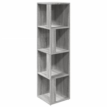 Corner Cabinet Grey Sonoma - 33x33x132 cm | Hipomarket