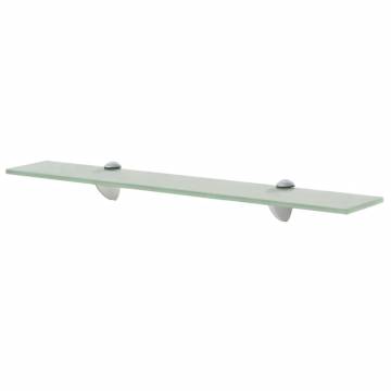 Stylish 60x20 cm Glass Floating Shelf - Functional & Modern