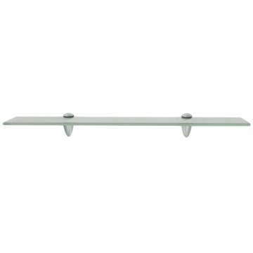 Stylish 60x20 cm Glass Floating Shelf - Functional & Modern