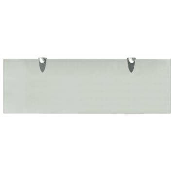 Stylish 60x20 cm Glass Floating Shelf - Functional & Modern