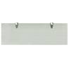 Stylish 60x20 cm Glass Floating Shelf - Functional & Modern