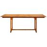 Garden Dining Table - Extendable Solid Acacia Wood (150-200) cm