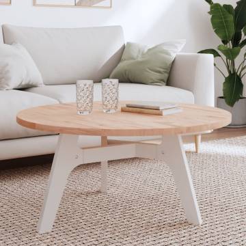 Table Top Ø90x2.5 cm - Round Solid Wood Beech | HipoMarket