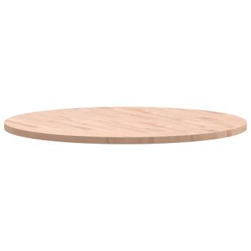 Table Top Ø90x2.5 cm - Round Solid Wood Beech | HipoMarket