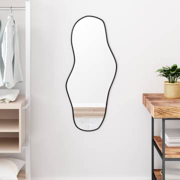 Wall Mirror Black 90x40 cm - Minimalistic Home Decor