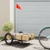 Bike Trailer Black 135x68x37 cm Iron Size 135 x 68 x 37 cm 