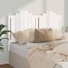 Bed Headboard White 141x4x110 cm Solid Wood Pine Colour white Size 141 x 110 cm Quantity in Package 1 