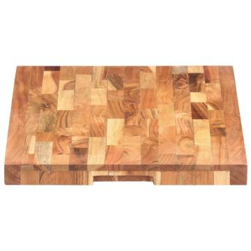 Acacia Wood Chopping Board 60x40 cm - Durable & Unique