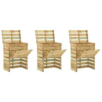 Slatted Garden Composter Set - Durable & Eco-Friendly