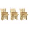 Slatted Garden Composter 3pcs 80x50x100 cm Impregnated Pinewood Quantity in Package 3 