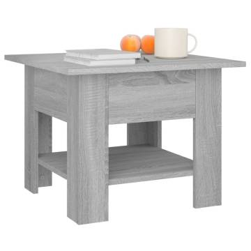 Stylish Grey Sonoma Coffee Table - Modern Design | HipoMarket