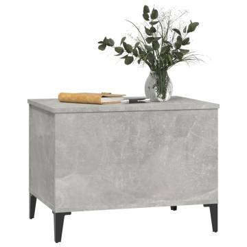 Stylish Concrete Grey Coffee Table - Lift Top Design