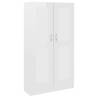 High Gloss White Book Cabinet - Stylish & Durable Storage