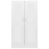 High Gloss White Book Cabinet - Stylish & Durable Storage