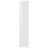 High Gloss White Book Cabinet - Stylish & Durable Storage