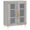 Stylish Highboard Grey Sonoma - 69.5x34x180 cm | HipoMarket UK